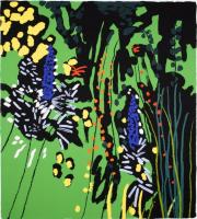 Green Garden with Unknown Flower by Bruce McLean